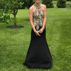 JVN Black Prom Dress